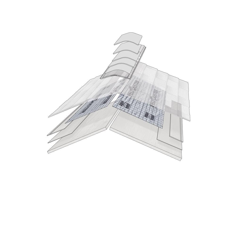 GAF FeltBuster 1000 sq. ft. Synthetic Roofing Underlayment Roll (4)