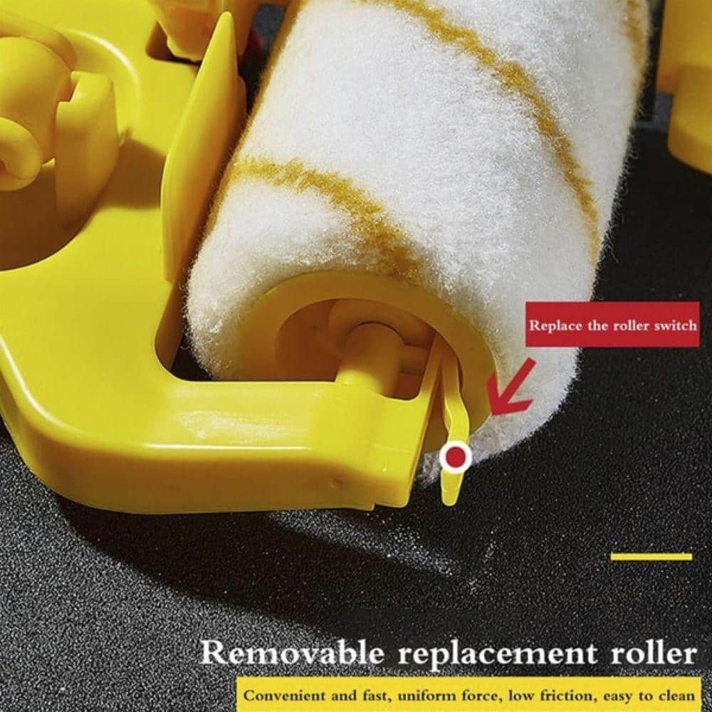 Dyiom Portable Clean-Cut Paint Edger Roller Brush Safe Tool for Home Wall Ceilings (2)