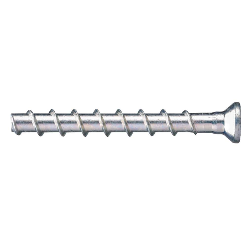 Hilti 3/8 in. x 4 in. Kwik Hus EZ Countersunk Screw Anchor for Concrete and Masonry (50-Piece) (1)