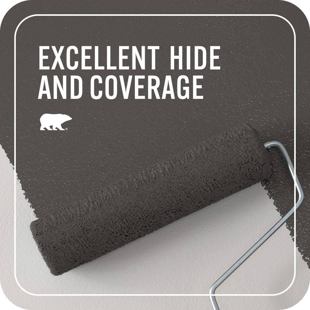 BEHR PREMIUM PLUS 1 qt. #PPU24-02 Berry Brown Flat EcoMix Plant-Based Interior Paint & Primer (2)