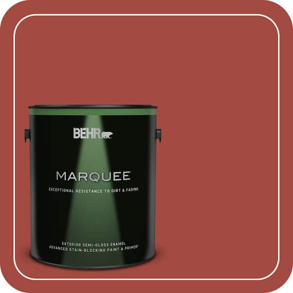 BEHR PREMIUM PLUS #170D-7 Farmhouse Red Flat Low Odor & Primer (2)