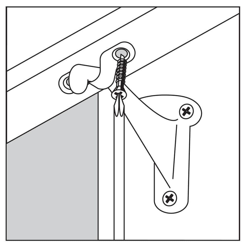 Everbilt Bright Brass Light-Duty Handrail Bracket (4)