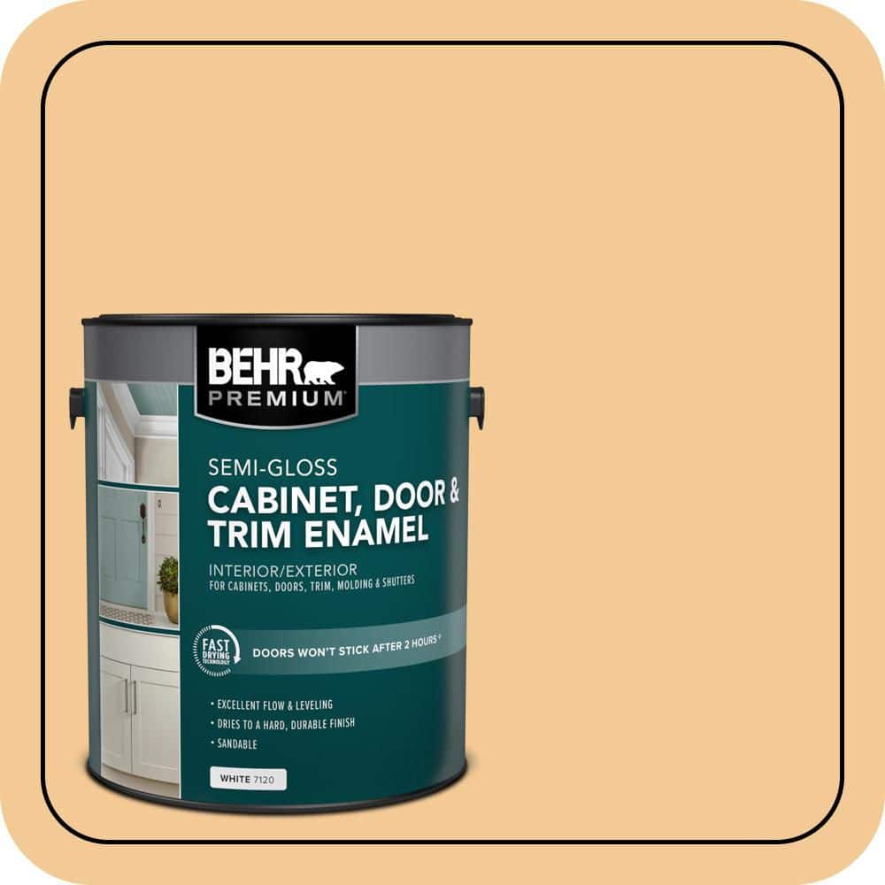 BEHR PREMIUM 1 gal. #M260-4 Lunch Box Semi-Gloss Enamel Interior/Exterior Cabinet, Door & Trim Paint
