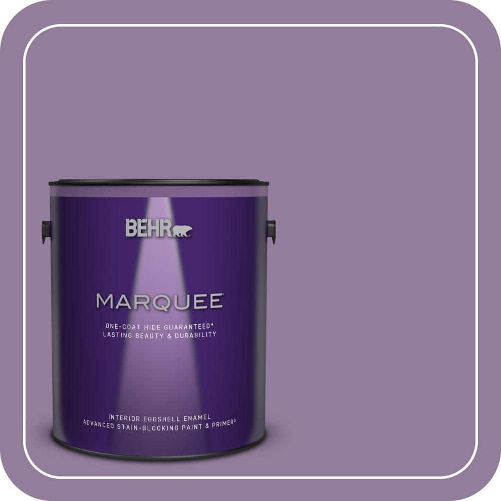BEHR MARQUEE 1 gal. #660D-5 Wildflower Eggshell Enamel Interior Paint & Primer