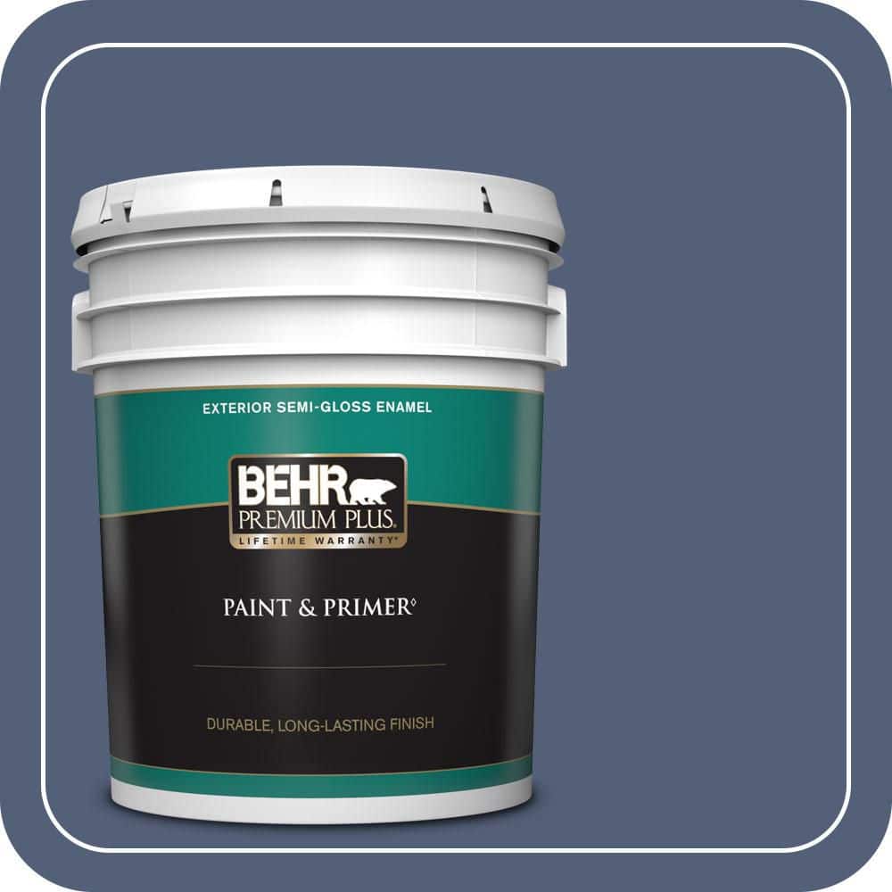 BEHR PREMIUM PLUS 5 gal. #S530-6 Extreme Semi-Gloss Enamel Exterior Paint & Primer