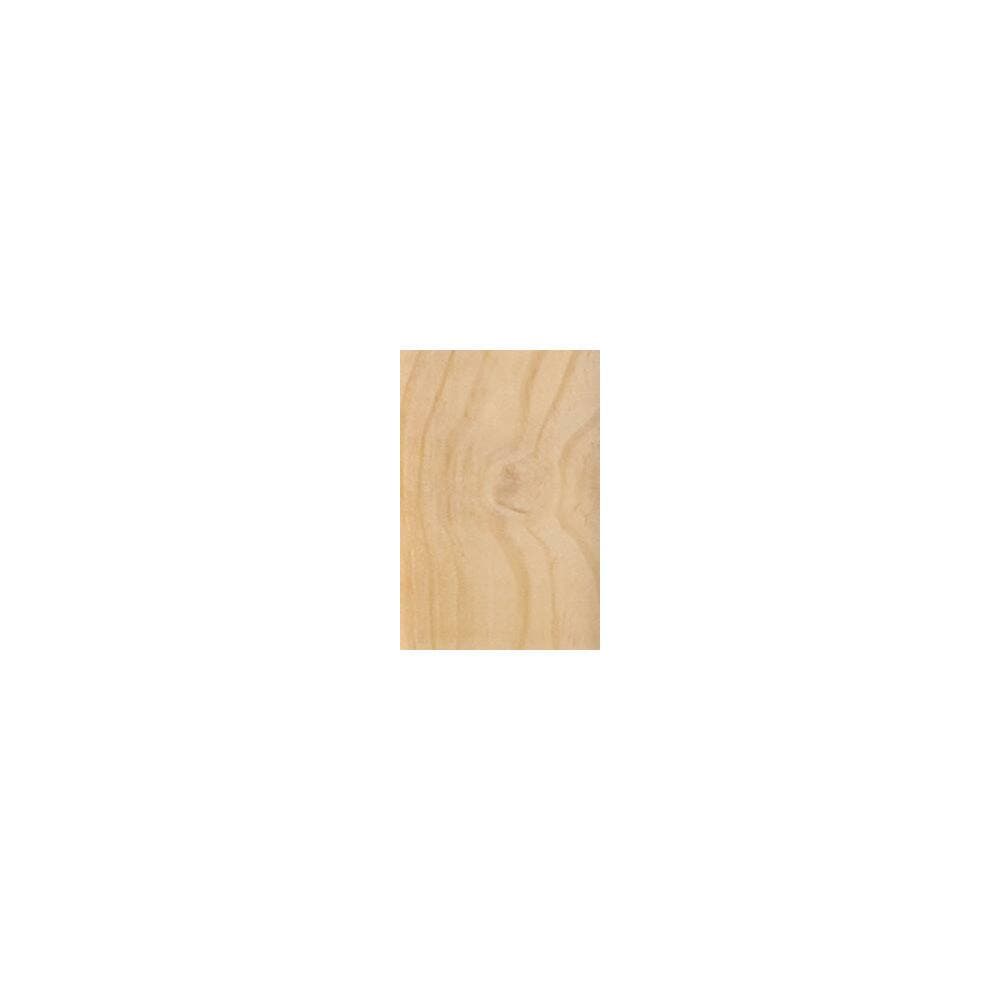 HOUSE OF FARA 11/16 in. D x 2-1/2 in. W x 84 in. L Unfinished Solid Pine Wood Casing Drip Cap Moulding (2)