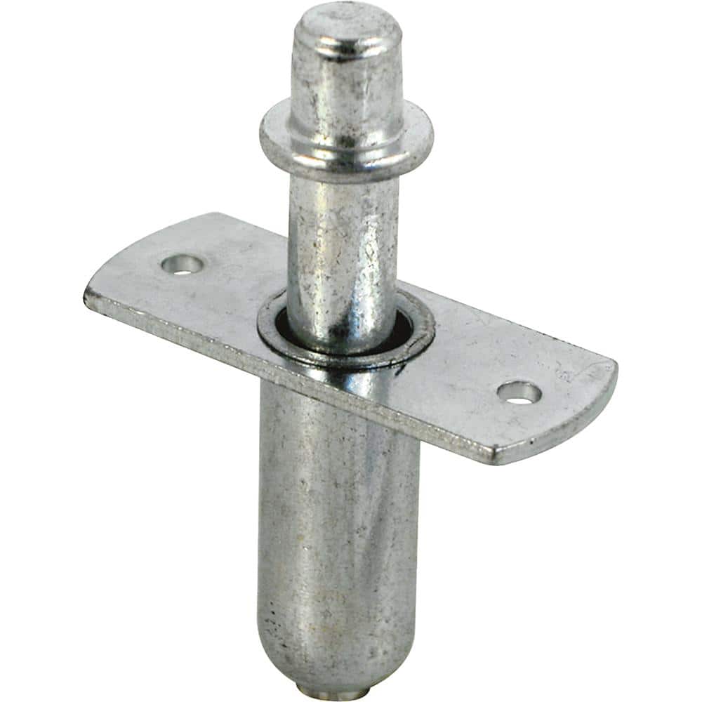 Prime-Line 1/4 in. Zinc-Plated Steel Bi-Fold Door Top Pivot Spring-Loaded Nail Down Style (2-pack) (1)