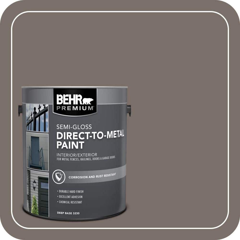 BEHR PREMIUM 1 gal. #N200-6 Kindling Semi-Gloss Direct to Metal Interior/Exterior Paint (1)