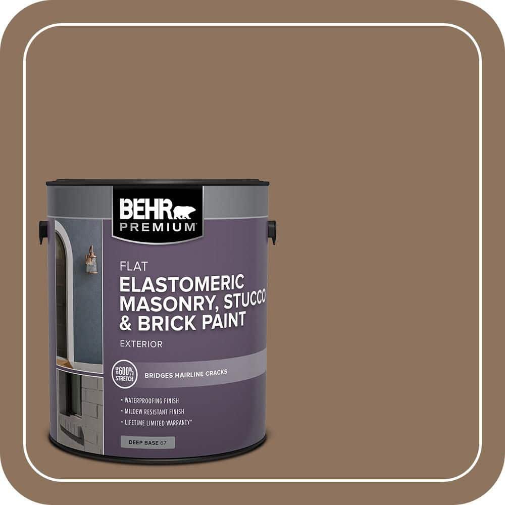 BEHR PREMIUM 1 gal. #N260-6 Outdoor Cafe Elastomeric Masonry, Stucco and Brick Exterior Paint (1)