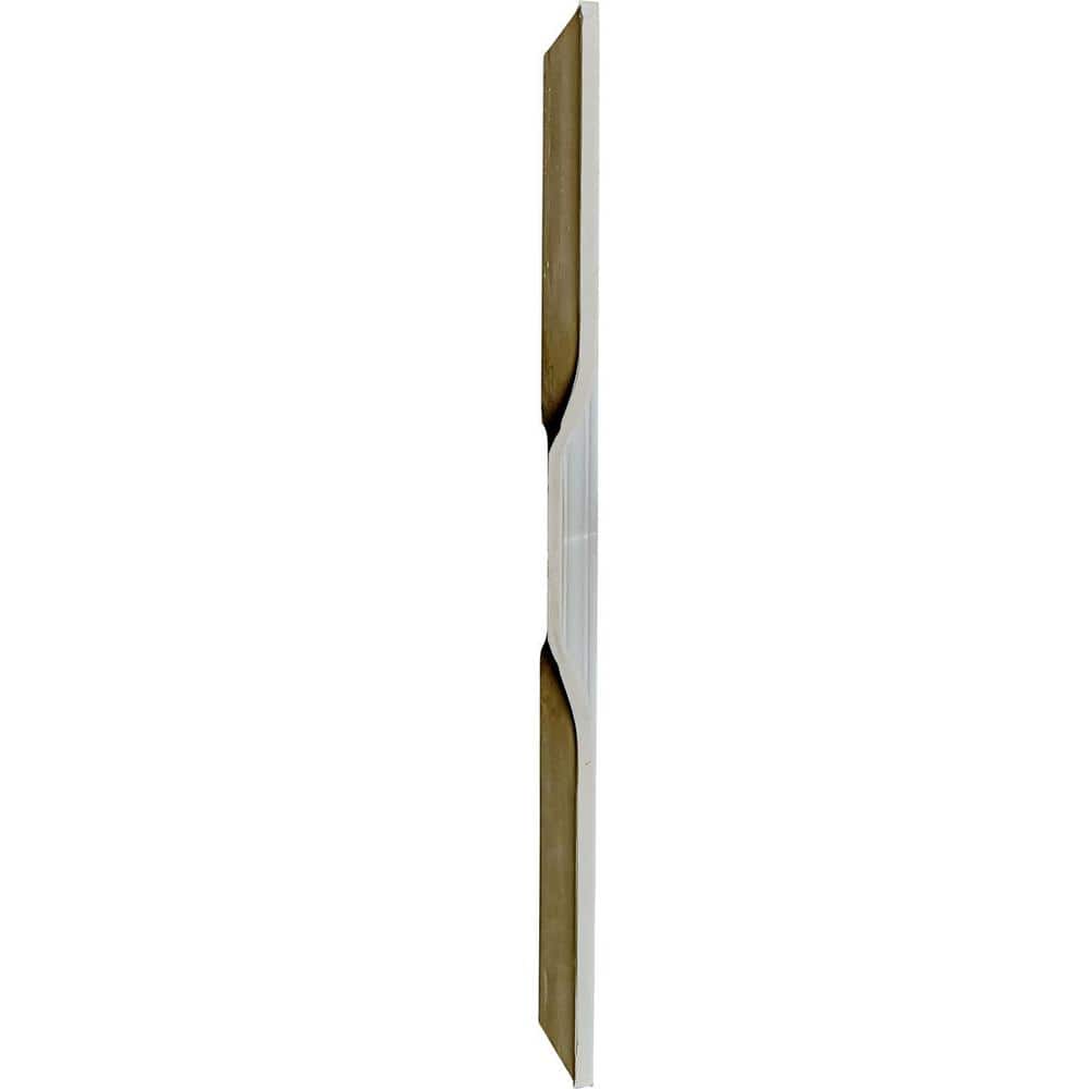 Ekena Millwork Fleur-de-lis 1.6 ft. x 1.6 ft. Glue Up or Nail Up Polyurethane Ceiling Tile in White (3)