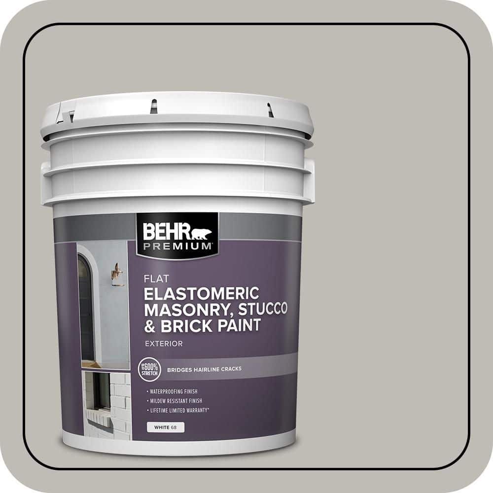 BEHR PREMIUM 5 gal. #MS-80 Granite Elastomeric Masonry, Stucco and Brick Exterior Paint (1)
