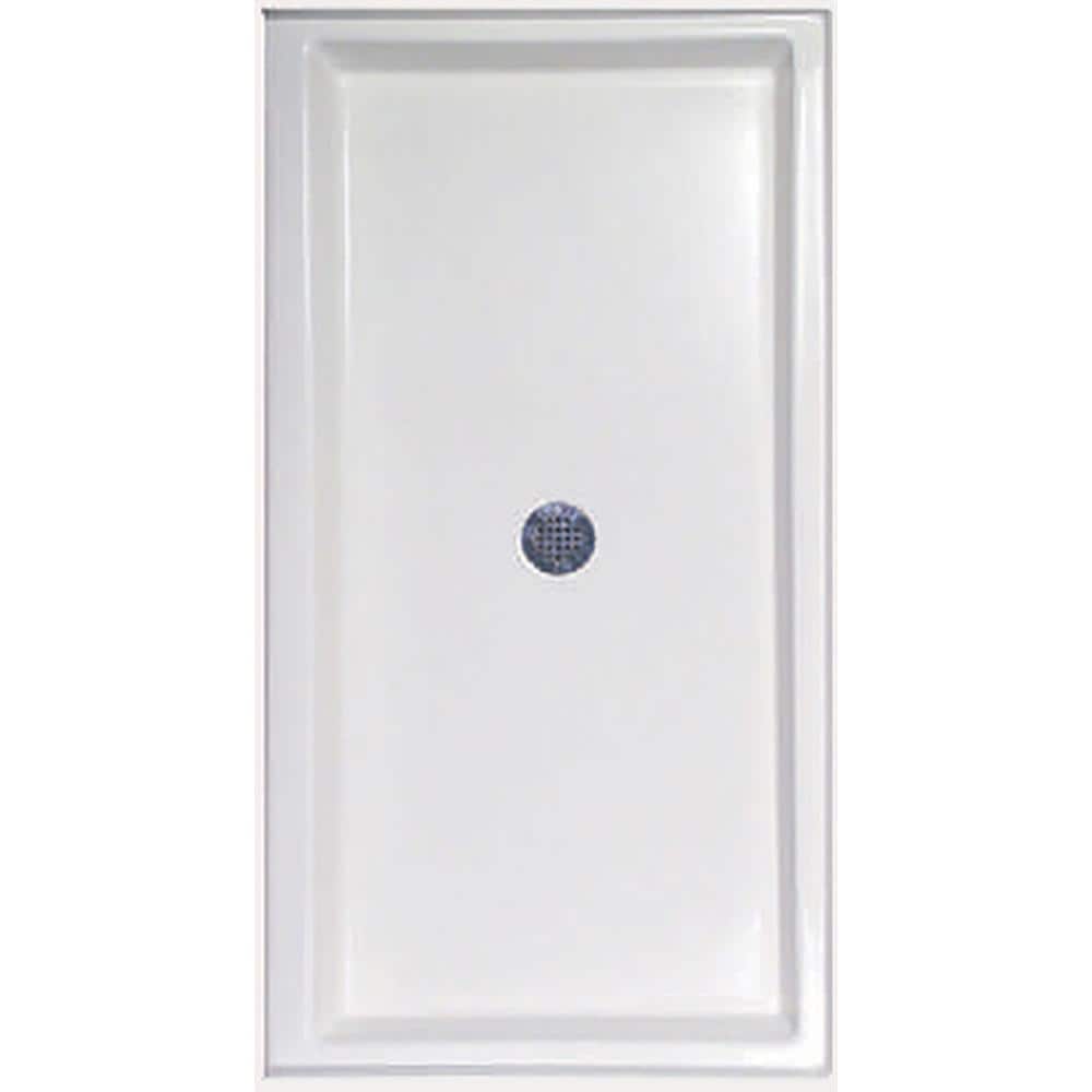 Hydro Systems 34 in. x 60 in. Single Threshold Shower Base in White