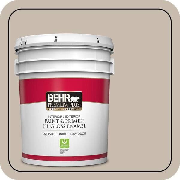 BEHR PREMIUM PLUS #ECC-44-1 Barley Field Enamel Interior/Exterior Paint & Primer Color Sample (3)