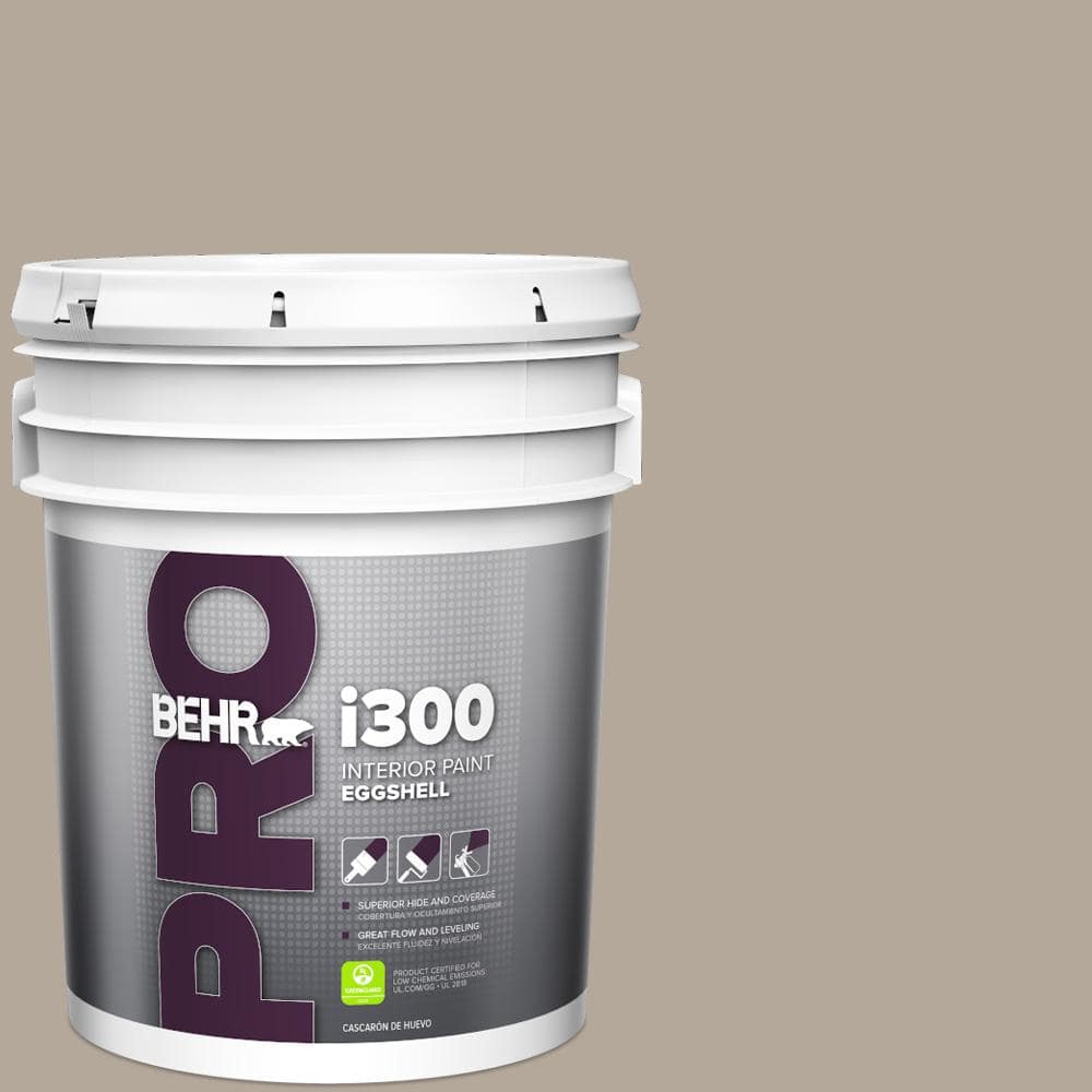 BEHR PRO 5 gal. #HDC-CL-05G Nantucket Sands Eggshell Interior Paint