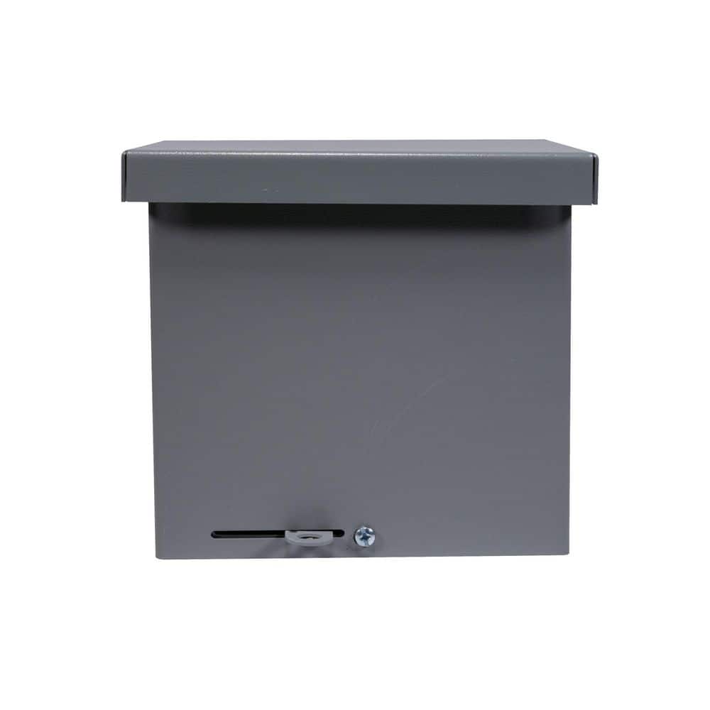 Southwire 6 in. W x 6 in. H x 4 in. D NEMA 3R Carbon Steel Outdoor Screw Cover, Wall Mount Box, 1-Pack