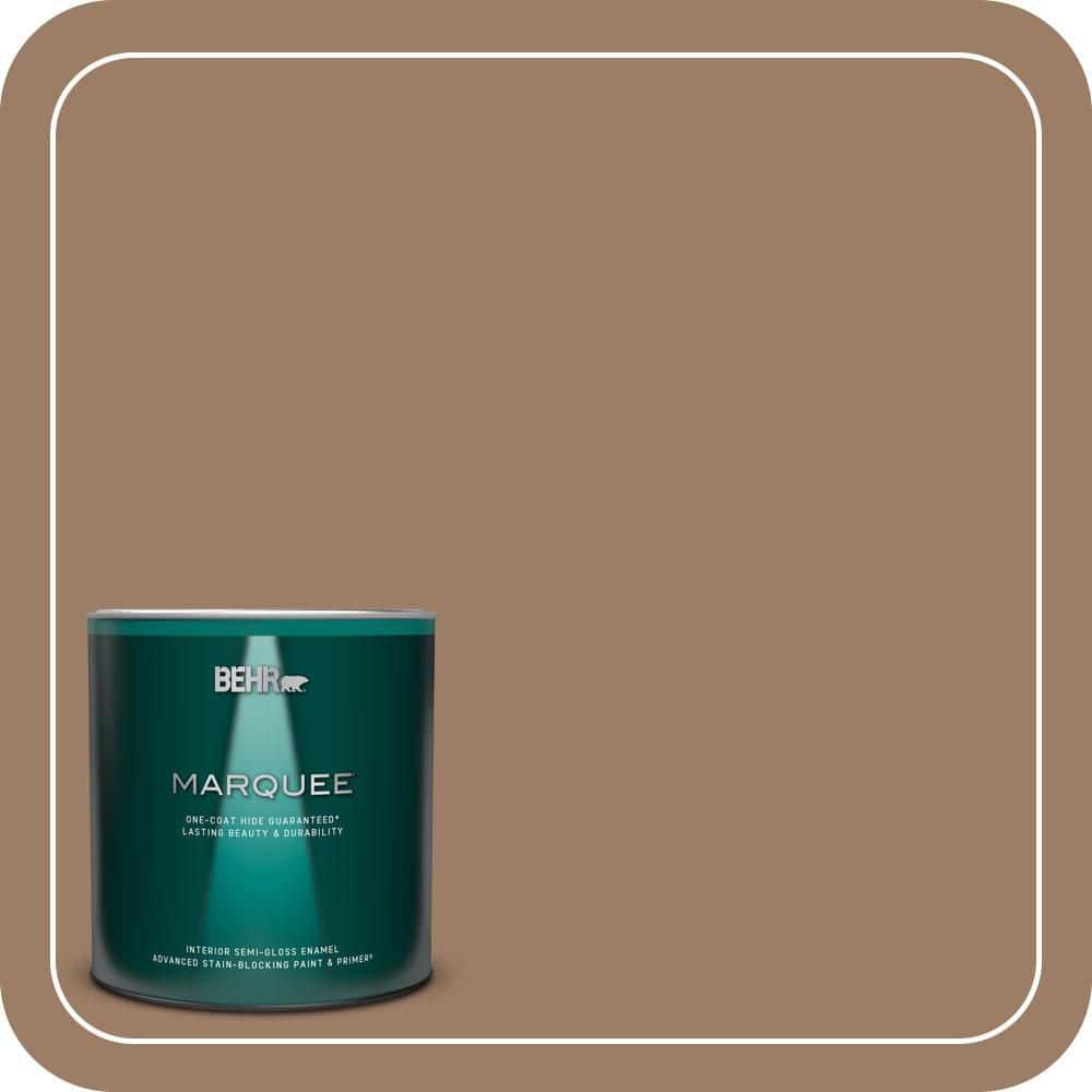 BEHR MARQUEE 1 qt. #MQ2-19 Home Sweet Home One-Coat Hide Semi-Gloss Enamel Interior Paint & Primer