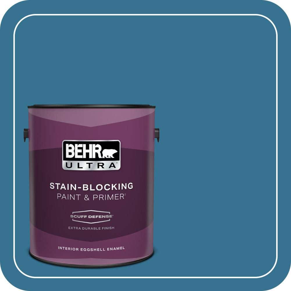 BEHR ULTRA 1 gal. #T18-14 Soul Search Extra Durable Eggshell Enamel Interior Paint & Primer