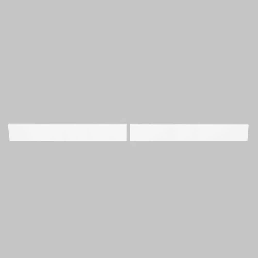 TJAmerican 72 in. W x 0.75 in. x 4 in. Engineered White Marble Bathroom Vanity BackSplash (2-Pieces of 36 in.) (2)