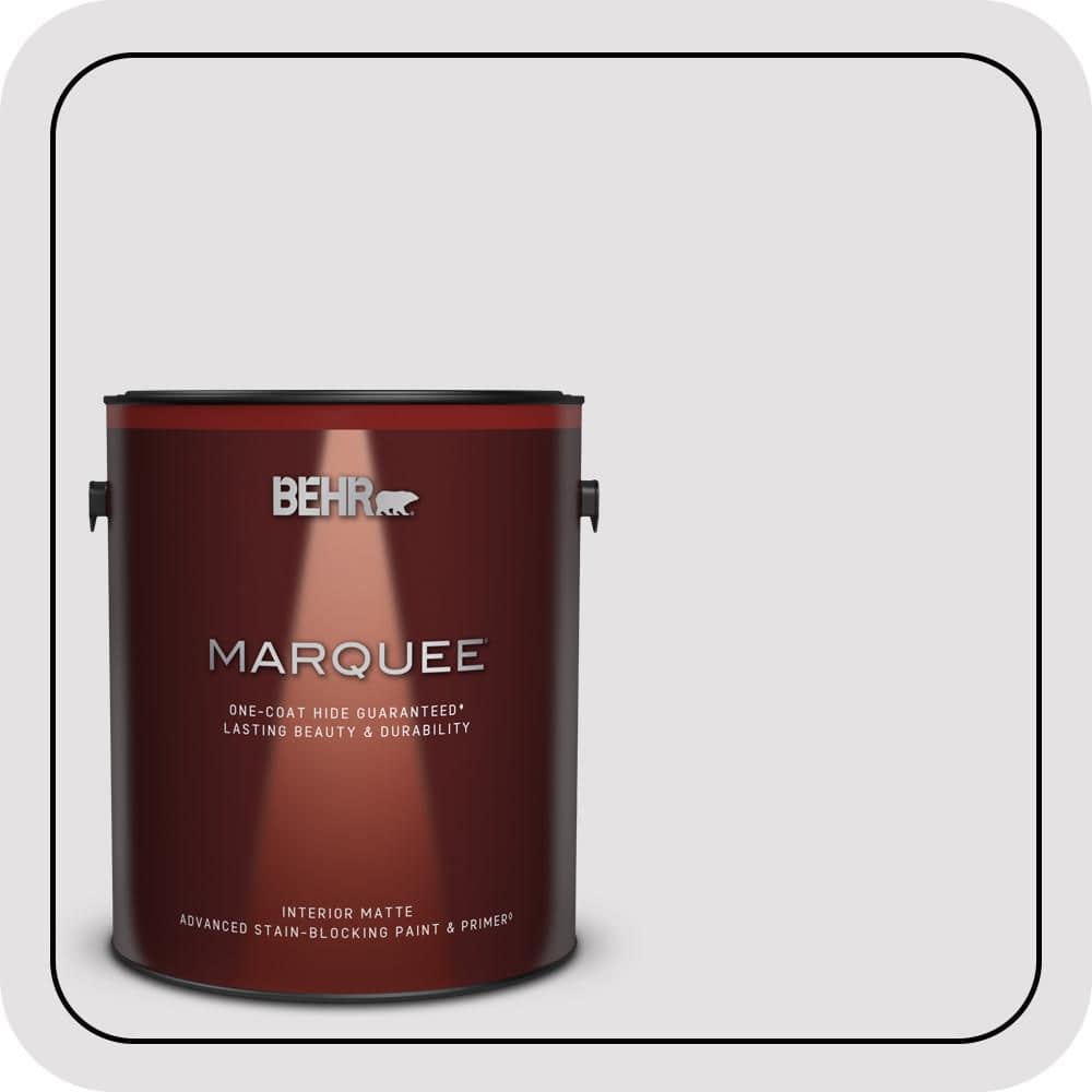 BEHR MARQUEE 1 gal. #PR-W02 Early Crocus Matte Interior Paint & Primer