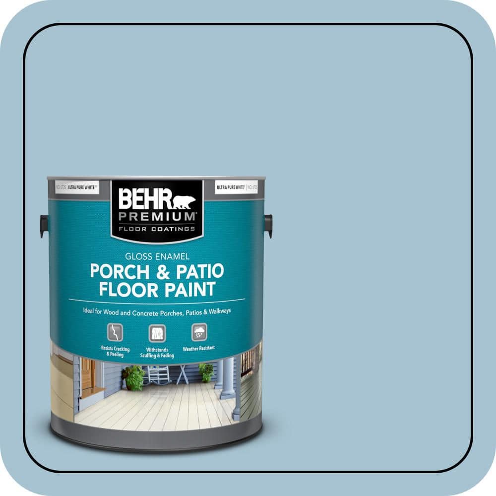 BEHR PREMIUM 1 gal. #550E-3 Viking Gloss Enamel Interior/Exterior Porch and Patio Floor Paint