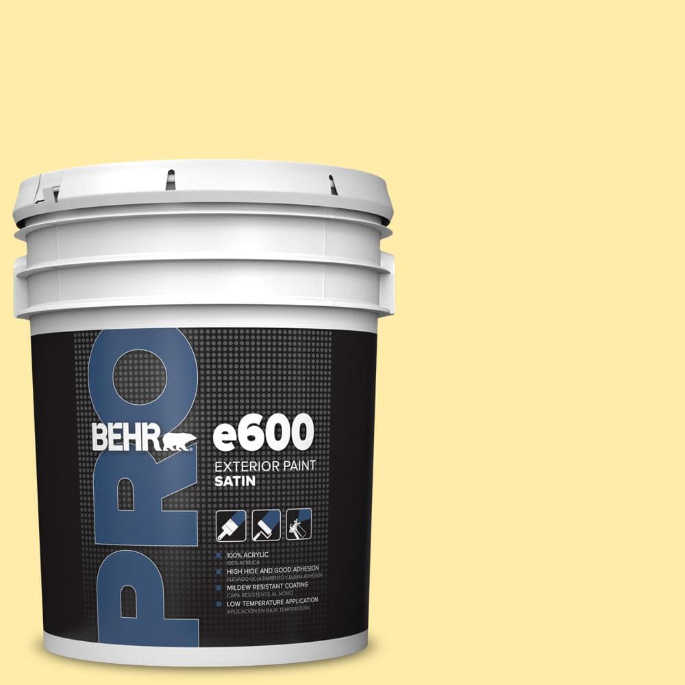 BEHR PRO 5 gal. #P300-3 Rite of Spring Satin Exterior Paint