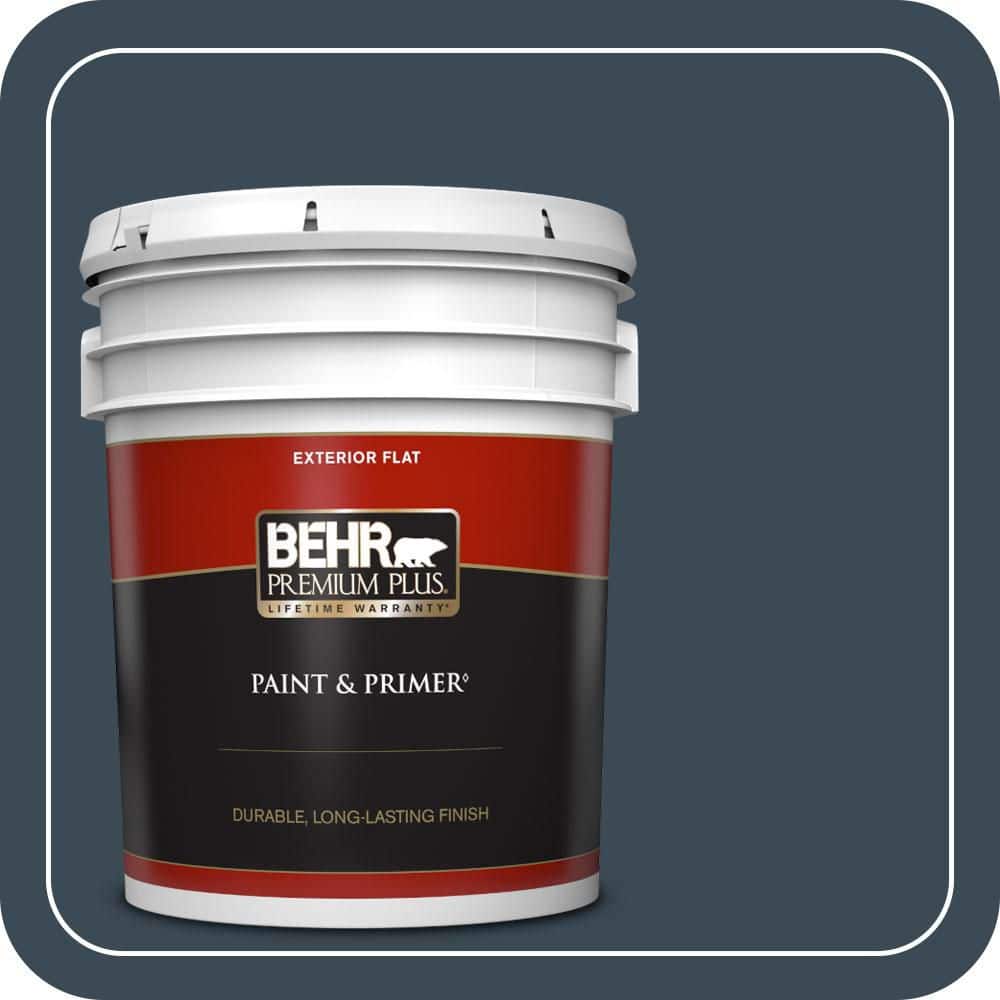BEHR PREMIUM PLUS #BXC-26 New Navy Blue Extra Durable Flat & Primer
