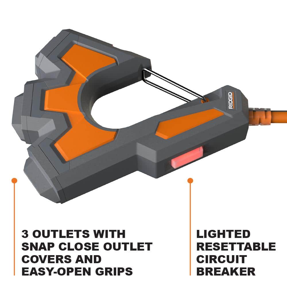 RIDGID 25 ft. 14/3 Extension Cord (3)