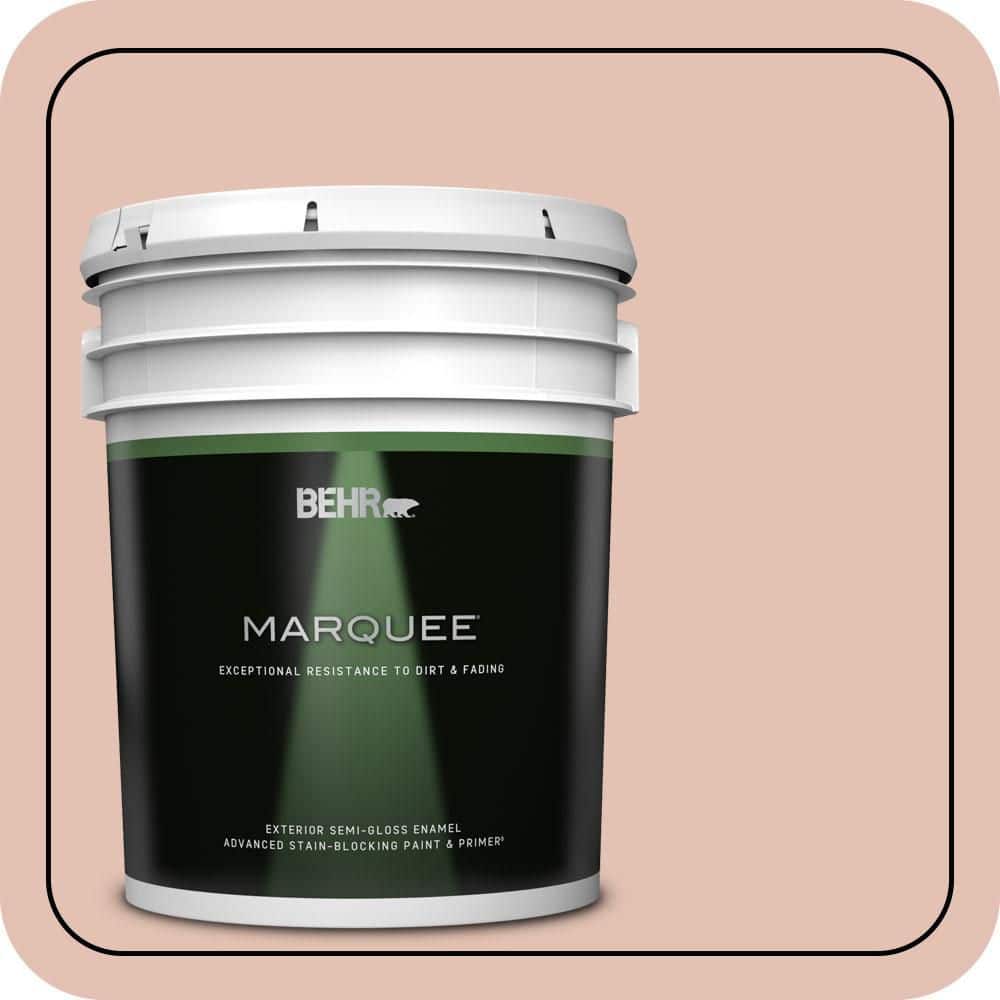 BEHR MARQUEE 5 gal. #S180-2 Sunwashed Brick Semi-Gloss Enamel Exterior Paint & Primer