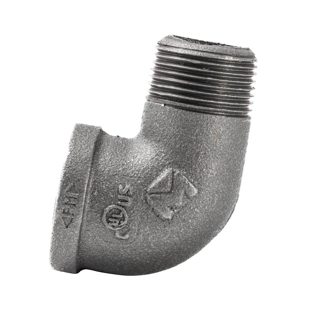 Southland 1 in. x 1 in. Malleable Iron 90 Degree FPT x MPT Street Elbow Fitting (3)