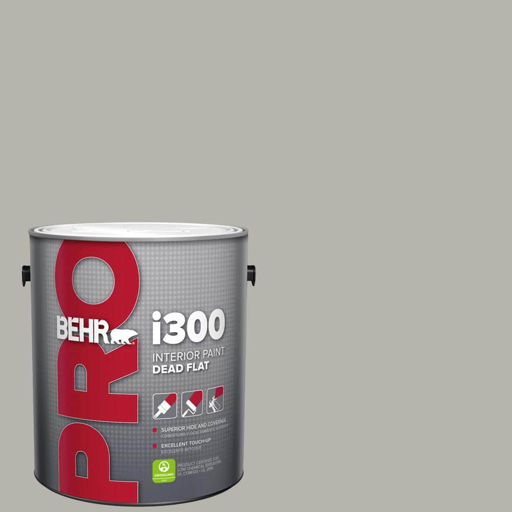 BEHR PRO 1 gal. #PPU24-11 Greige Dead Flat Interior Paint