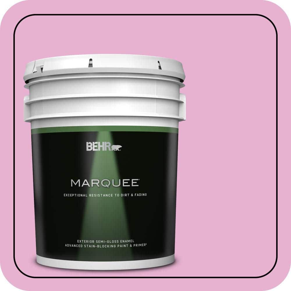 BEHR MARQUEE 5 gal. #P120-2 Gumball Semi-Gloss Enamel Exterior Paint & Primer