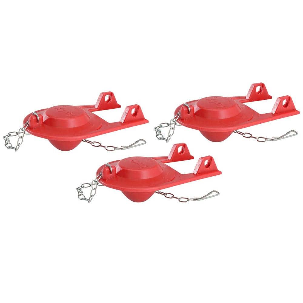 Korky Plus 2 in. Toilet Tank Flappers (3-Pack)