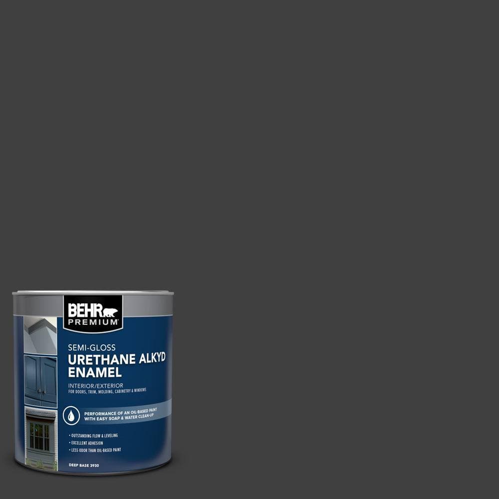 BEHR PREMIUM #1350 Ultra Pure Black Urethane Alkyd Enamel