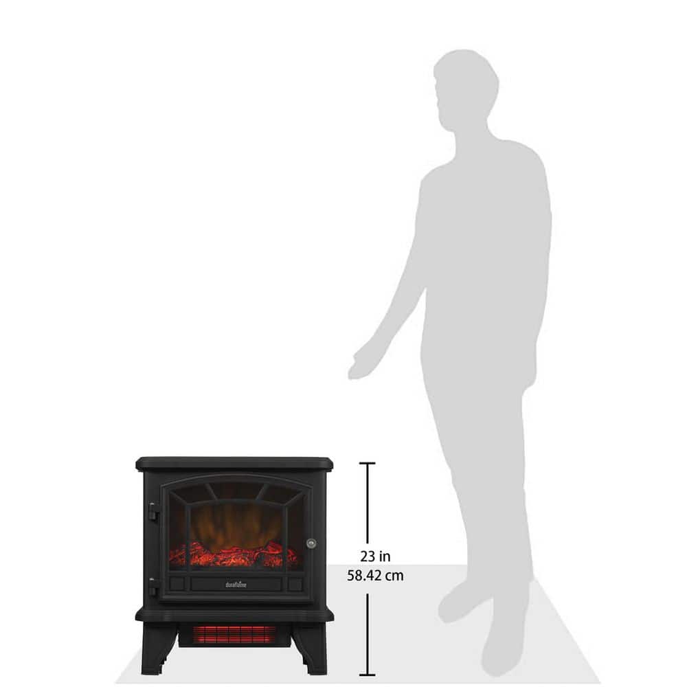 Twin Star Home Duraflame 1000 sq. ft. Infrared Quartz Electric Stove Heater Fireplace in Cinnamon (2)