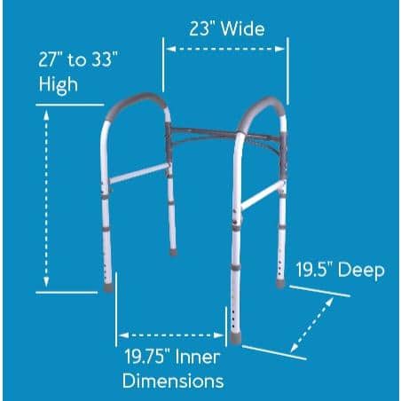 Glacier Bay Bathroom Safety Rail, 23 in. Wide (4)