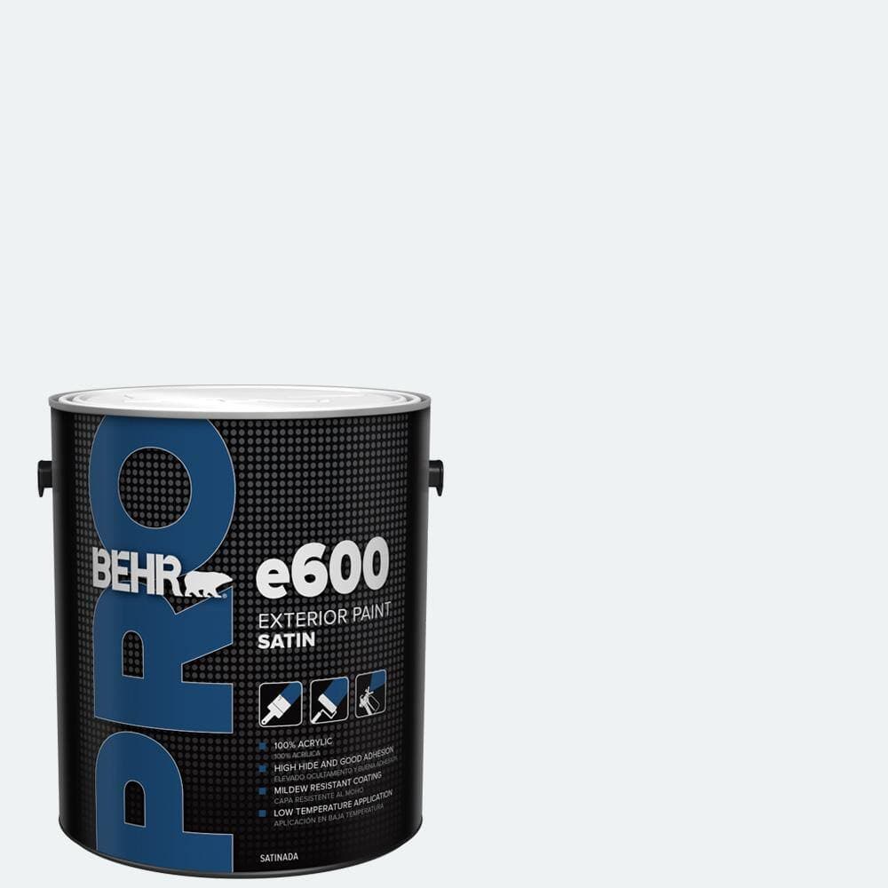 BEHR PRO 1 gal. #BL-W10 Maui Mist Satin Enamel Exterior Paint