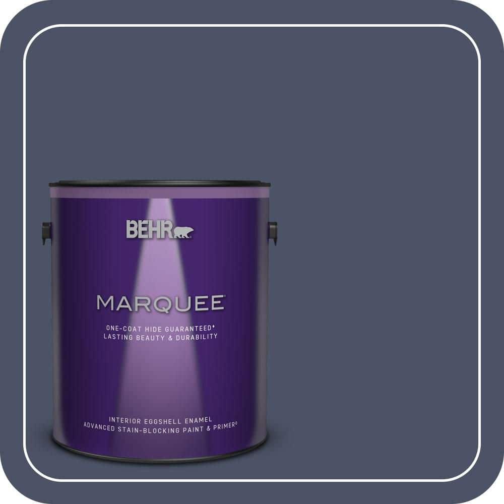 BEHR MARQUEE 1 gal. #610F-7 Mystical Shade Eggshell Enamel Interior Paint & Primer