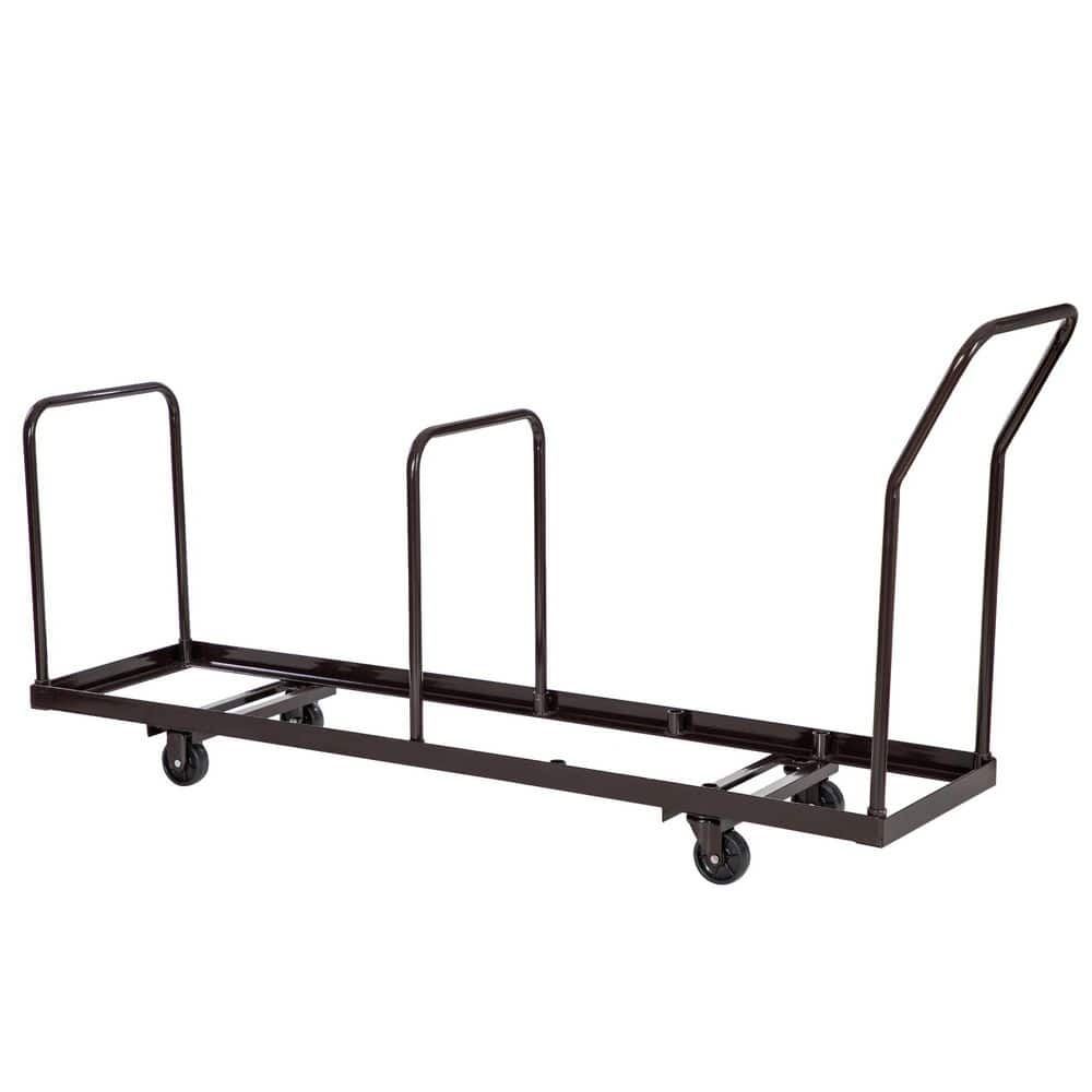 HAMPDEN FURNISHINGS Elijah 1100 lbs. Capacity Powder Coated Steel Folding Chair Dolly with Casters