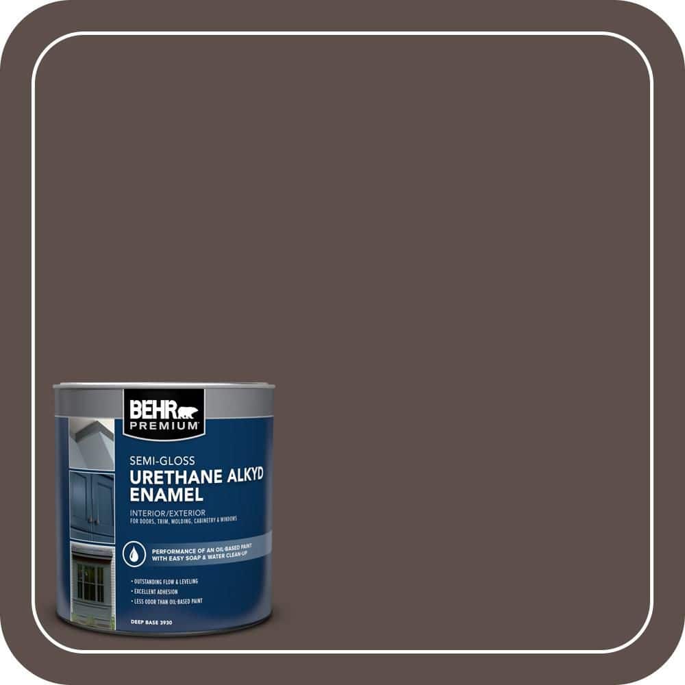 BEHR PREMIUM 1 qt. Home Decorators Collection #HDC-AC-07 Oak Creek Semi-Gloss Enamel Urethane Alkyd Interior/Exterior Paint (1)