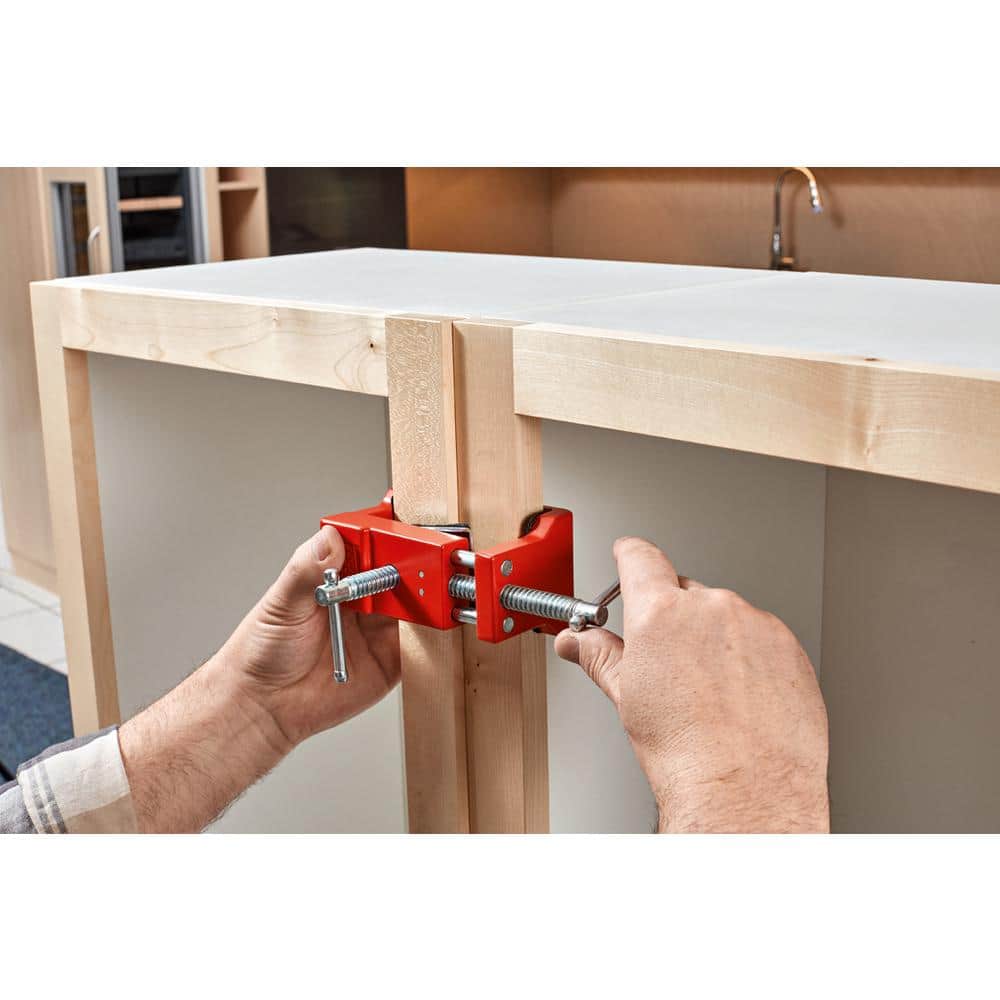 BESSEY 4 in Capacity Cabinetry Clamp for Aligning Face Framed Box Cabinets with 1-1/4 in. Throat Depth (3)