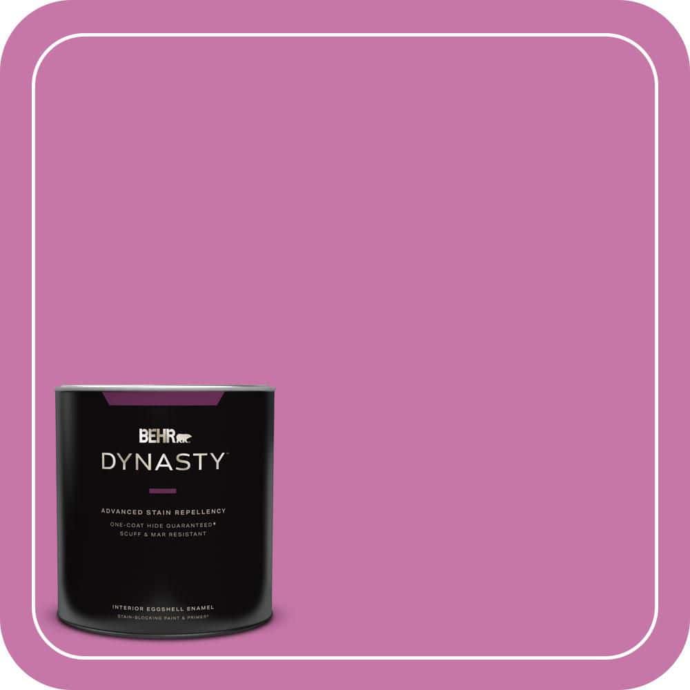 BEHR DYNASTY 1 qt. #680B-5 Strawberry Freeze Eggshell Enamel Interior Stain-Blocking Paint & Primer