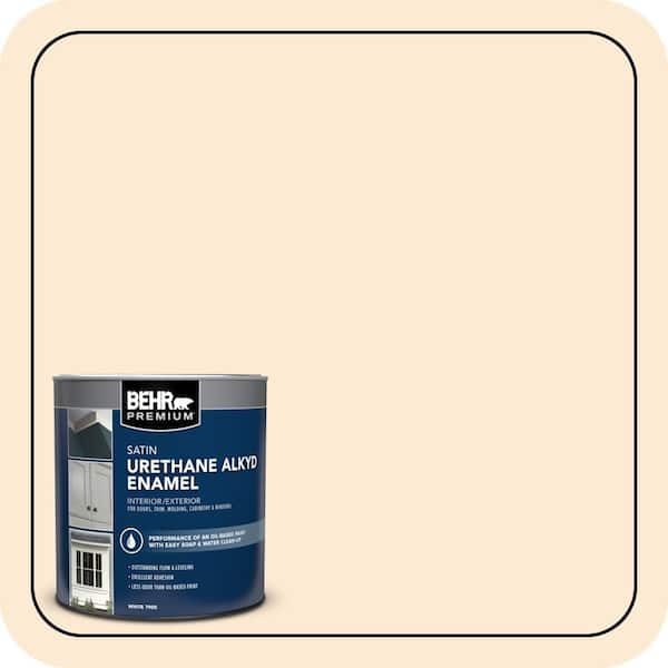BEHR PREMIUM 1 qt. #290A-2 Country Lane Satin Enamel Urethane Alkyd Interior/Exterior Paint (2)