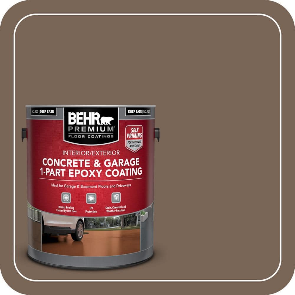 BEHR PREMIUM 1 gal. #SC-141 Tugboat Self-Priming 1-Part Epoxy Satin Interior/Exterior Concrete and Garage Floor Paint (1)