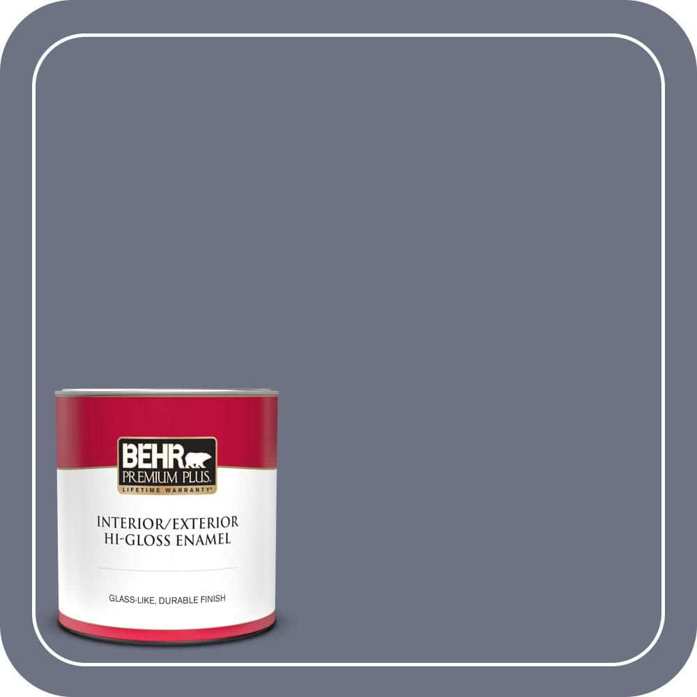 BEHR PREMIUM PLUS 1 qt. #MQ5-11 Encore Hi-Gloss Enamel Interior/Exterior Paint & Primer (1)