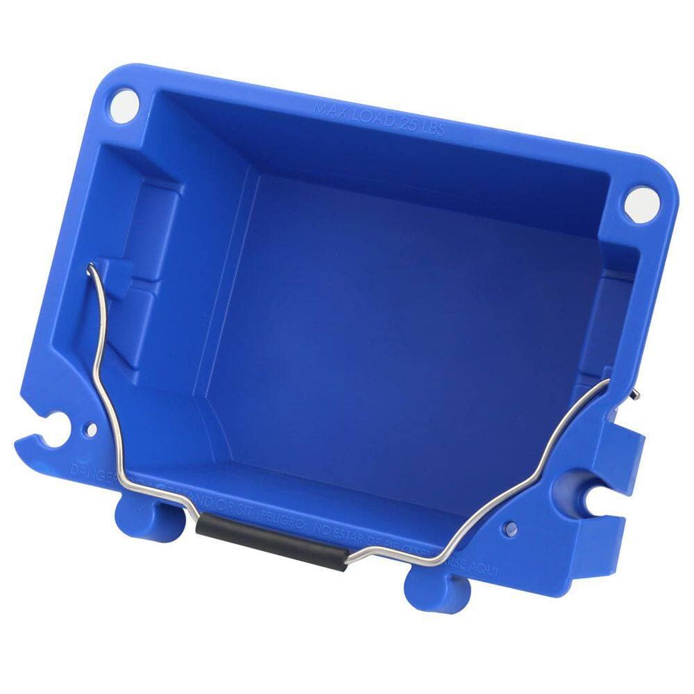 Helhom 13 in. L x 8.9 in. W x 5 in. H Blue Ladder Bucket, Ladder Tool Holder, Ladder Accessories for Werner Ladder (2)