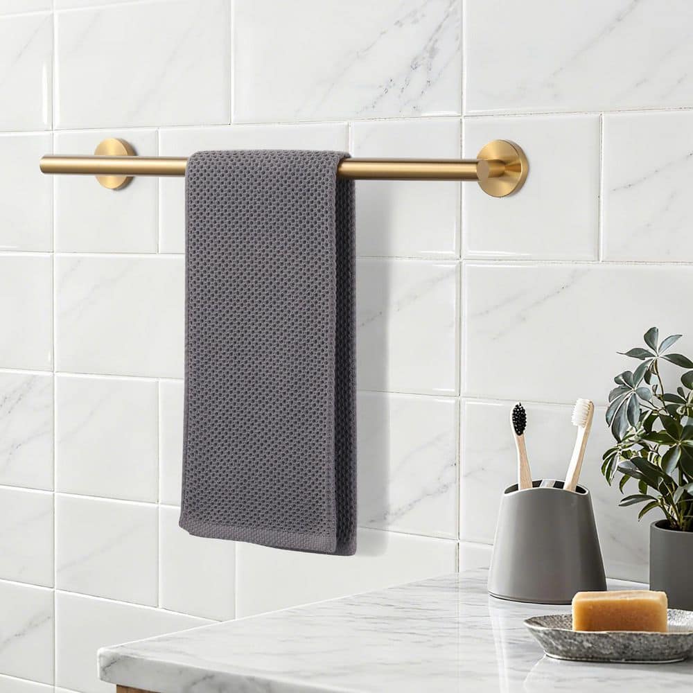 ARCORA Wall Mounted Single Towel Bar Bath Hardware Accessory (3)
