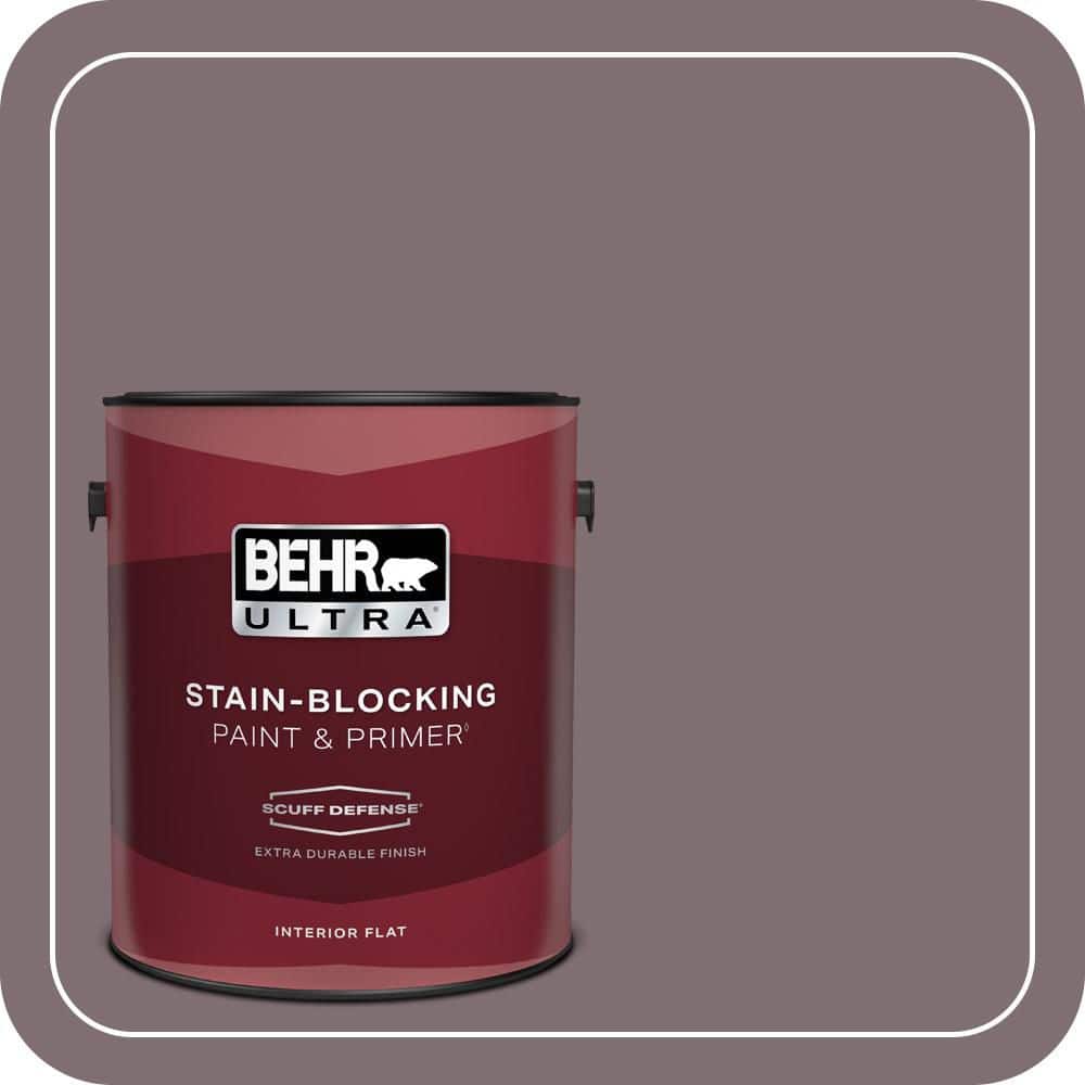 BEHR ULTRA 1 gal. #N110-5 Royal Raisin Extra Durable Flat Interior Paint & Primer