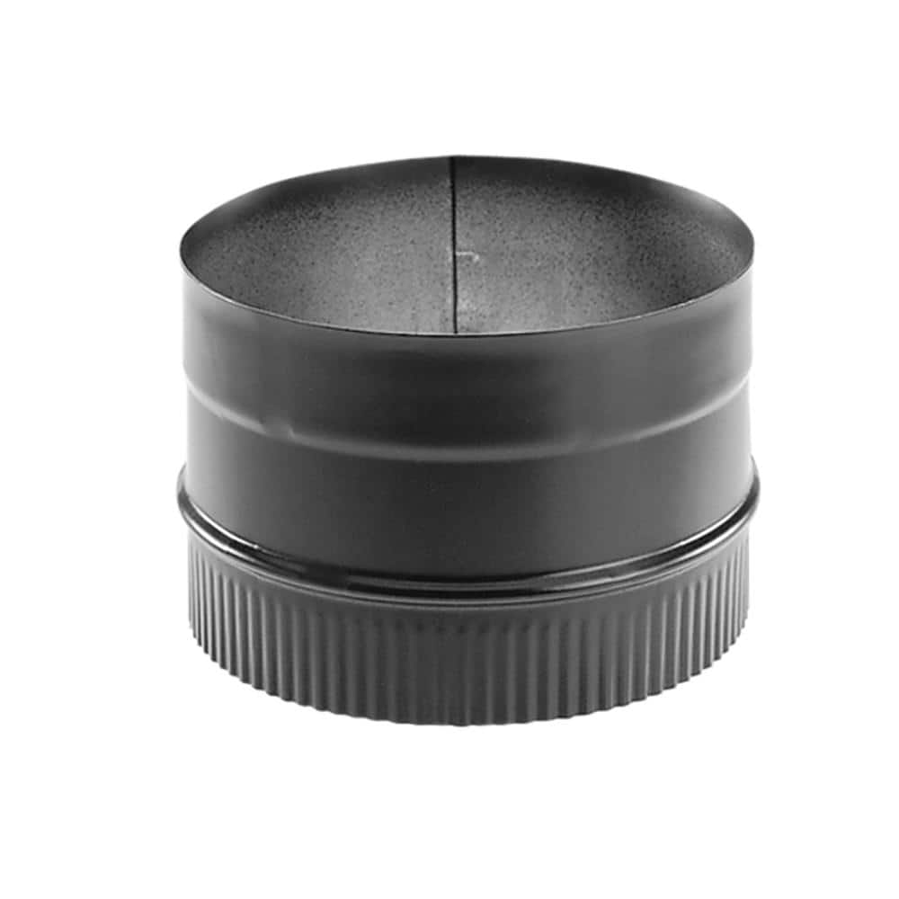 DuraVent DuraBlack Stove Pipe 6in. Diameter Stovetop Adapter