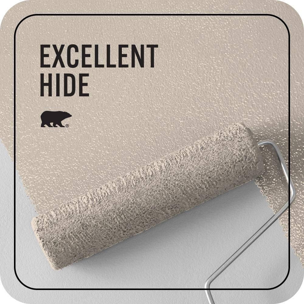 BEHR PREMIUM PLUS 5 gal. #S240-1 Creme Fraiche Ceiling Flat Interior Paint & Primer (2)
