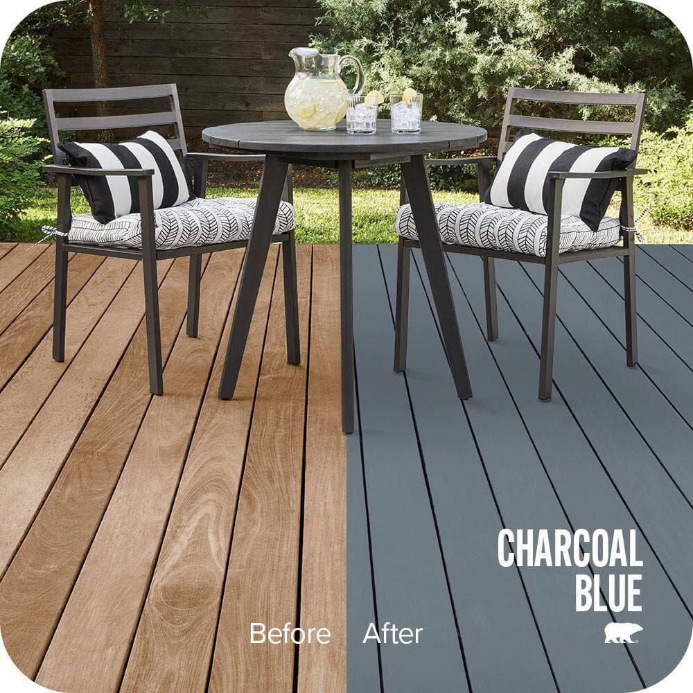 BEHR DECKplus #N490-5 Color Waterproofing Exterior Wood Stain (2)